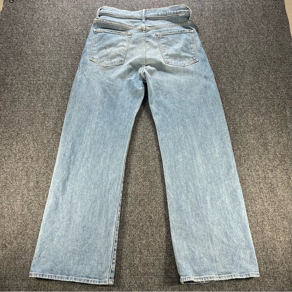 MOTHER Lil’ Lasso Sneak Wide Leg Jeans Size 31 in Ivy League Cowboy $248 - Picture 8 of 10